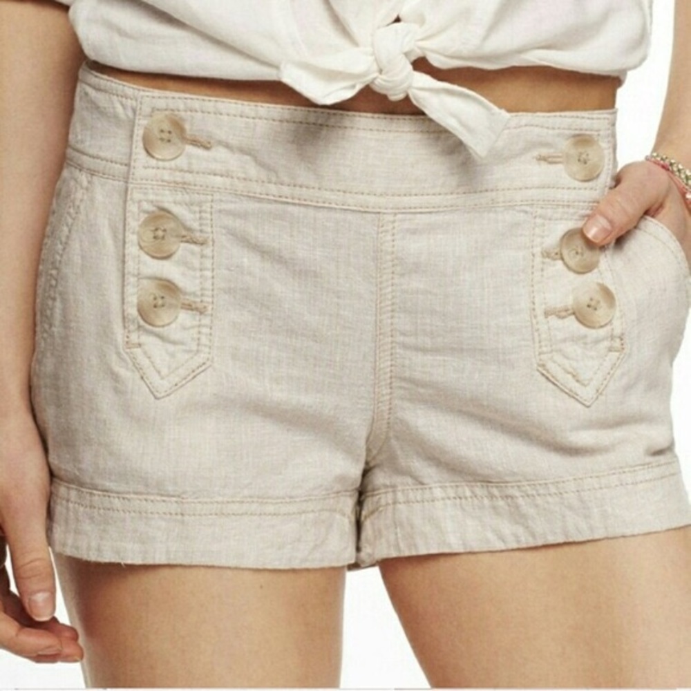 Express linen shorts new